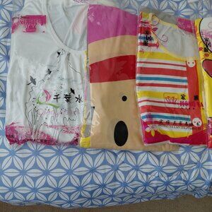 Young women's cartoon nightshirts size M